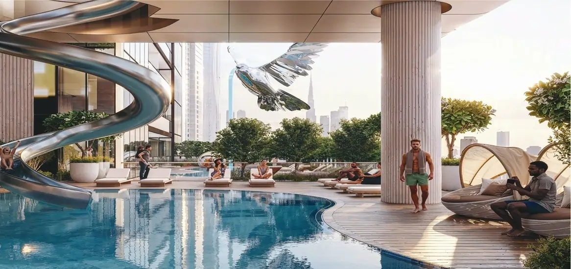 Sobha Rivana Swimming Pool View